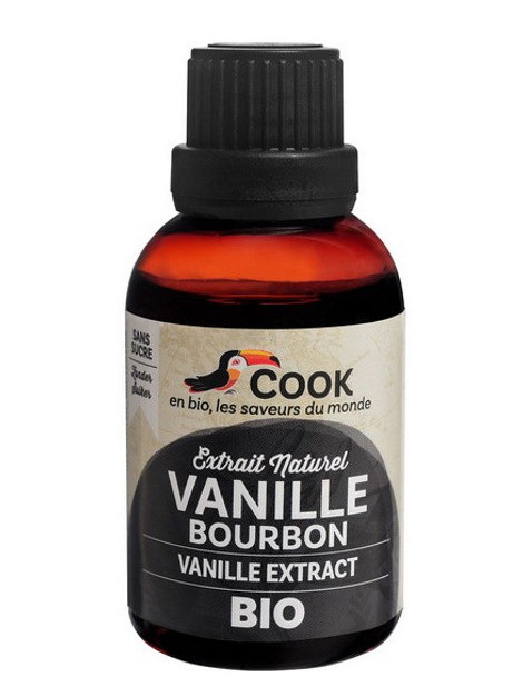 Extrait de vanille bourbon de Madagascar 40 ml Cook Vanilla planifolia abcbeauté alimentation bio