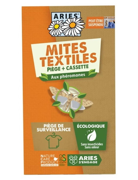 Piège à Mites textiles Mitbox x1 pièce Aries anti mites par phérormones Abcbeauté maison