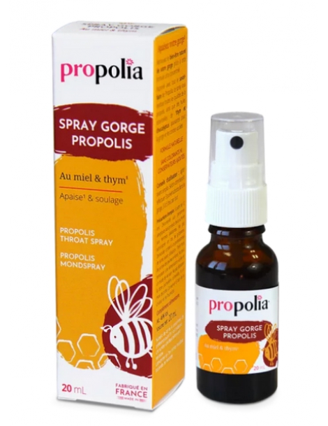 Spray buccal purifiant Propolis Thym 20ml Propolia spray anti mal de gorge Abcbeauté