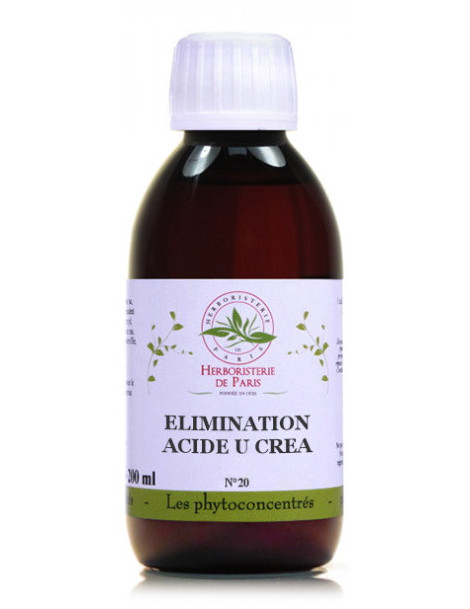 Phyto concentré Élimination Acide U et Créa 200 ml Herboristerie de paris