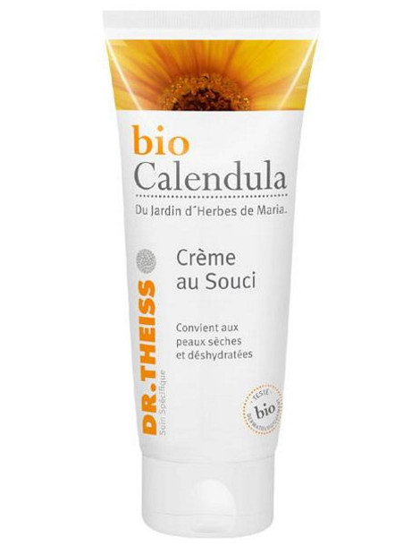 Crème Bio Calendula au souci 100ml Dr Theiss calendula karité amande douce jojoba Abcbeauté visage
