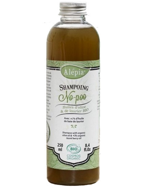 Shampoing d'Alep No poo 40pc Laurier 250 ml Alepia no poo équilibre du cheveu abcbeauté