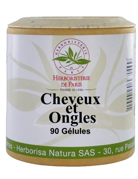 Cheveux et Ongles 90 gélules Herboristerie de Paris extrait de millet prêle ortie Abcbeauté