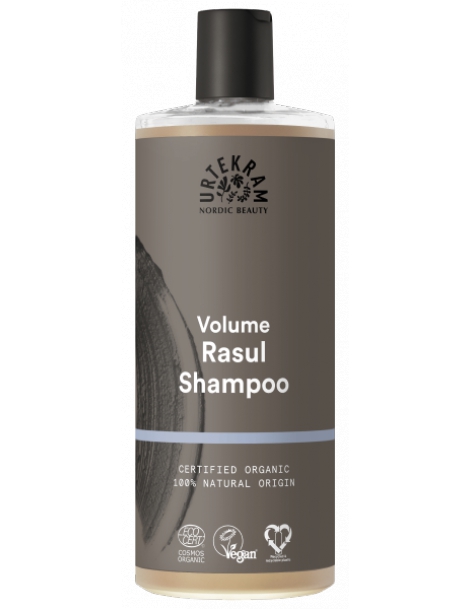 Shampoing Rhassoul effet volume 500 ml Urtekram purifiant tous cheveux menthe aloe vera Abcbeauté capillaire