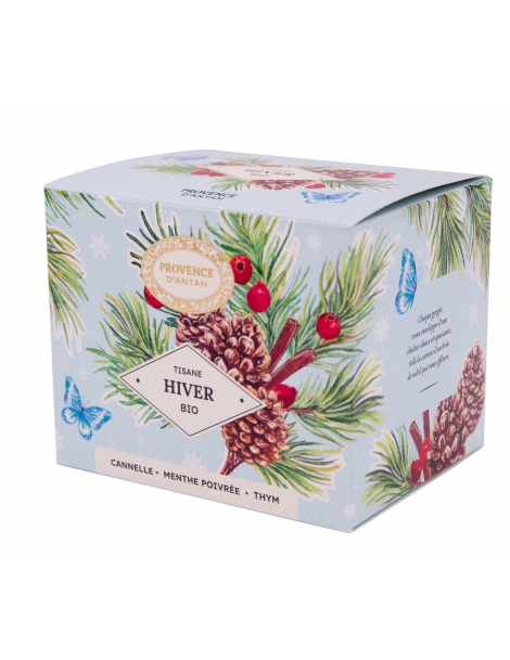Tisane Be Cube Hiver bio 20 sachets Recharge carton Provence d'Antan défenses immunité voies respiratoires Abcbeauté