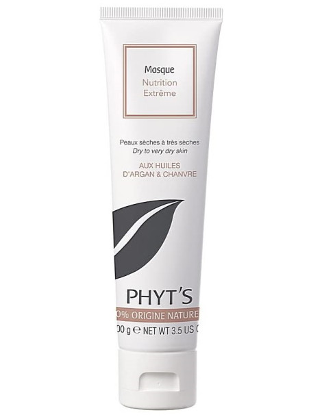 Masque Nutrition Extreme huiles d'Argan et de Chanvre 100gr Phyt's masque peau sèche et irritée Abcbeauté soin visage