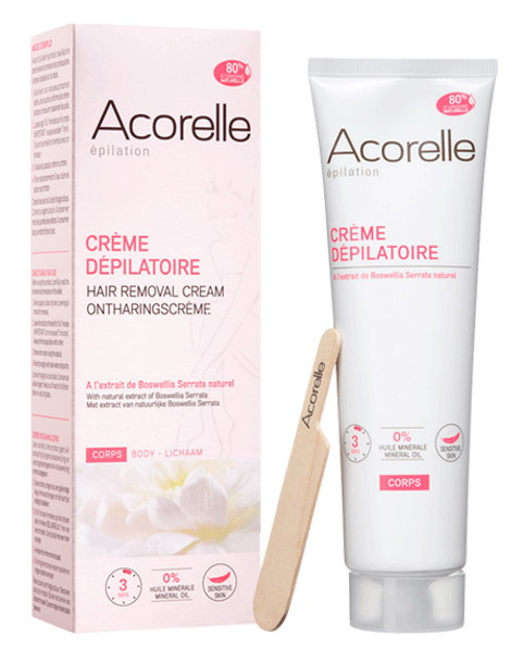 Crème Dépilatoire Corps 150 ml Acorelle boswellia vitamine e anti irritations Abcbeauté épilation