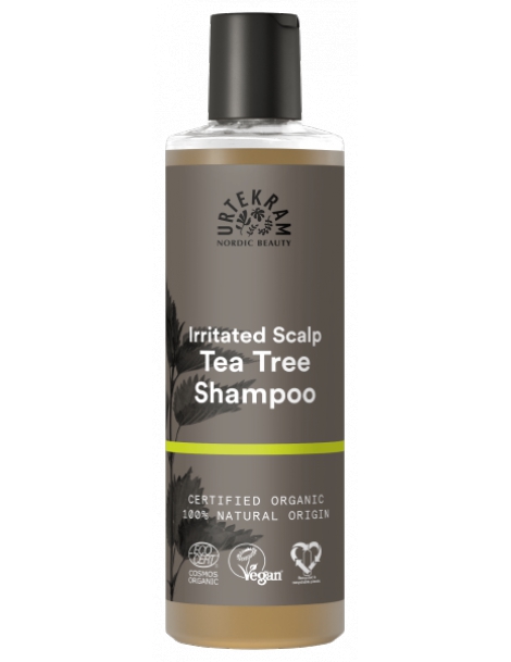 Shampoing HE Arbre à Thé Cuir chevelu irrité 250 ml Urtekram aloe vera adoucissant abcbeauté capillaire