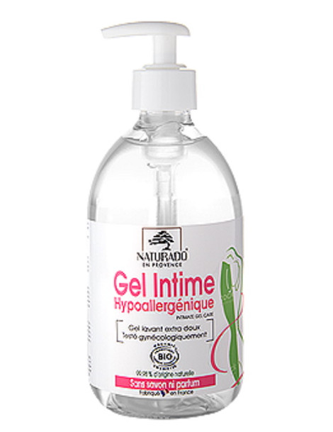 Gel intime hypoallergénique 500 ml Naturado hygiène féminine intime abcbeauté