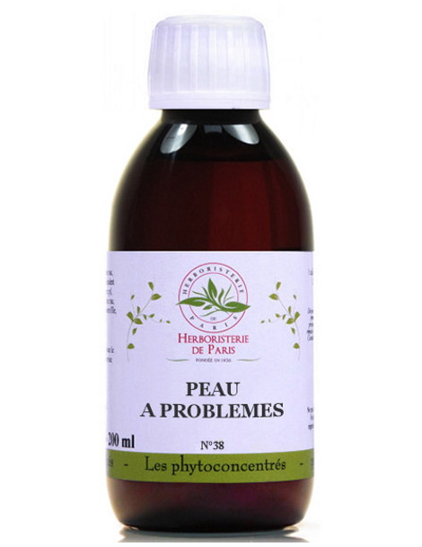 Phyto concentré Peau à Problèmes 200ml Herboristerie de paris bardane pensée sauvage ortie Abcbeauté peau nette