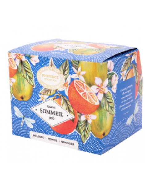 Tisane Be cube Sommeil bio 20 sachets 36 gr recharge carton Provence d'Antan aubépine mélisse marjolaine Abcbeauté