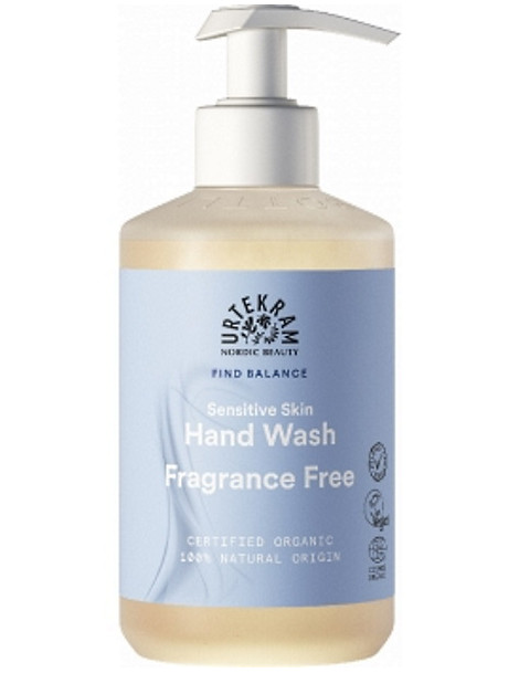 Savon liquide mains sans parfum peaux sensibles 300ml Urtekram aloe vera glycérine acide hyaluronique Abcbeauté