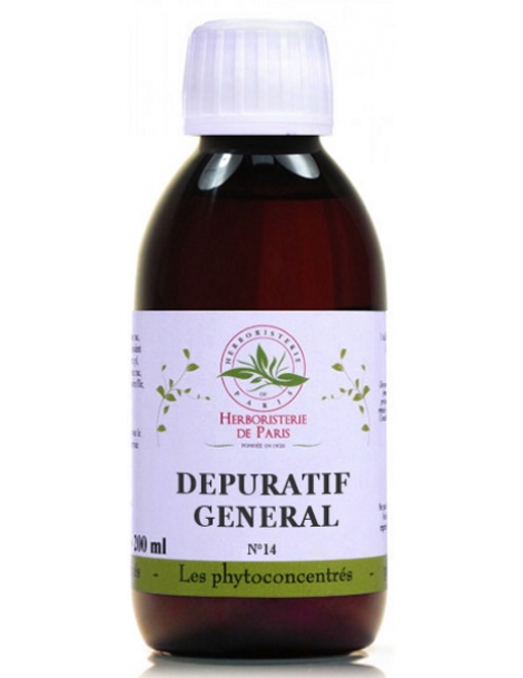 Phyto concentré Dépuratif Général 200 ml Herboristerie de Paris digestion transit élimination foie émonctoires Abcbeauté