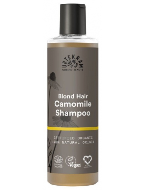 Shampoing Camomille pour cheveux blonds 250 ml Urtekram plaisir, douceur et reflets Abcbeauté