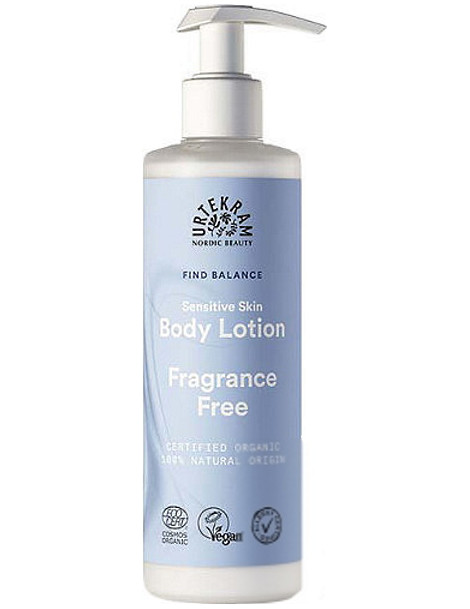 Lait corps sans parfum peaux sensibles 245 ml Urtekram aloe vera karité Squalène Abcbeauté corps
