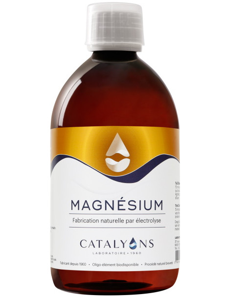 Magnésium Oligo élément 500ml Catalyons magnésium liquide sous forme d'ion Abcbeauté