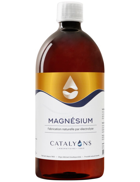 Magnésium Oligo-élément 1000 ml Catalyons nervosité anxiété sommeil Abcbeauté