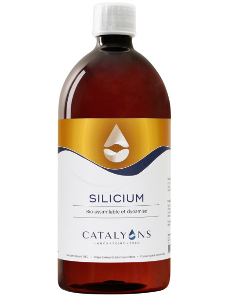 Oligo élément Silicium 1000 ml Catalyons silicium organique 4.5mg de silicium pour 3 doses  Abcbeauté