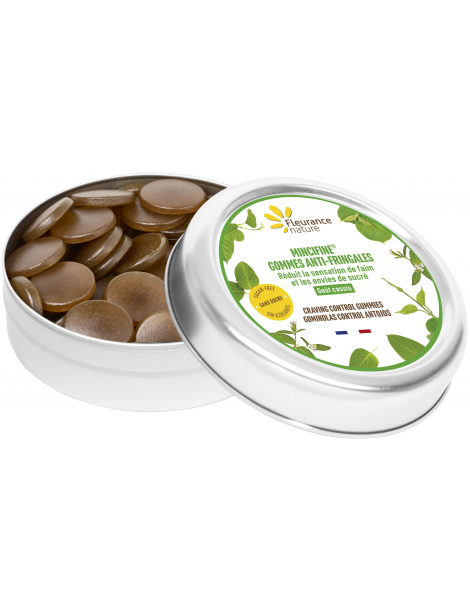 Mincifine gommes anti fringales 80gr Fleurance nature picolinate de chrome gymnema édulcorants Abcbeauté