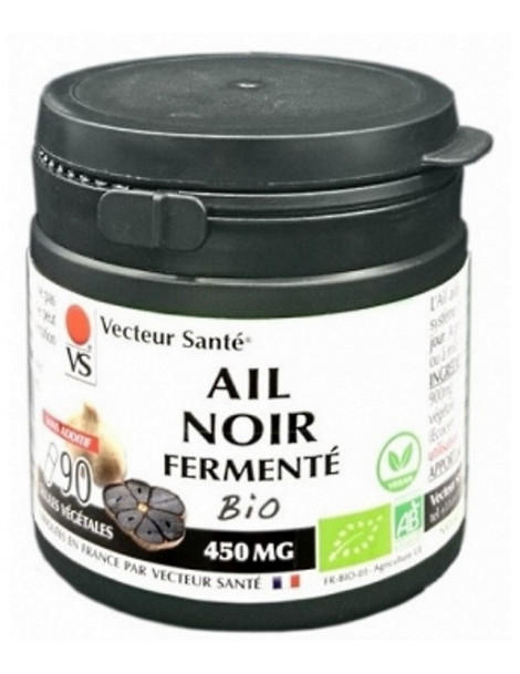 Ail Noir Bio 90 gélules Végétales - Vecteur Santé ail noir fermenté antioxydants Abcbeauté
