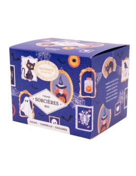 Tisane Bio Sortilège des sorcières 20 sachets Recharge carton Provence d'Antan infusion des sorciers Abcbeauté