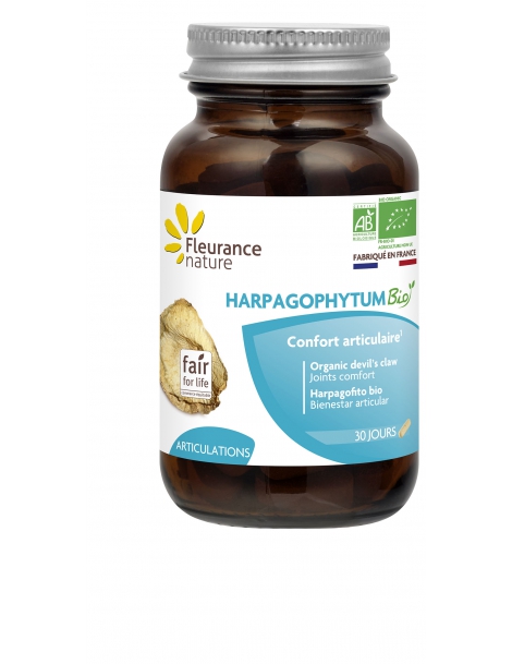 Harpagophytum Bio Bioéquitable 60 comprimés Fleurance Nature griffe du diable harpagosides fort Abcbeauté
