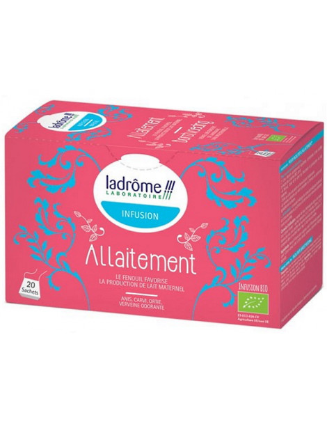 Infusion Allaitement bio 20 sachets Ladrôme tisane lactation Abcbeauté herboristerie