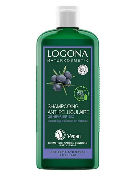 Shampooing antipelliculaire au genévrier 250 ml Logona romarin ortie genévrier Abcbeauté shampoing