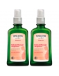 Duo Huiles de massage vergetures 2 X 100 ml Weleda huiles amande douce jojoba et germe de blé Abcbeauté