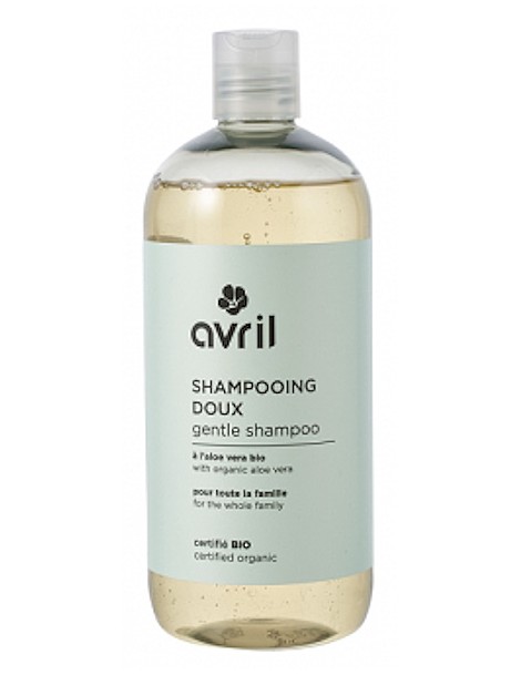 Shampoing doux 500 ml Avril aloe vera shampooing doux toute la famille Abcbeauté