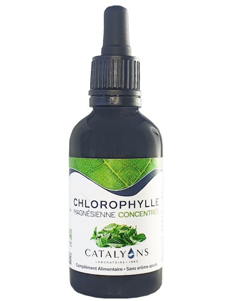 Chlorophylle Magnésienne concentrée liquide 100 ml Catalyons detoxification et anti fatigue Abcbeauté