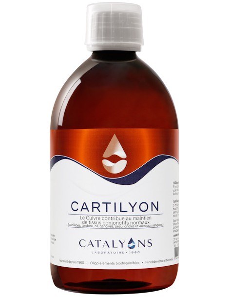 Cartilyon 500ml Catalyons Oligo-éléments articulations cartilages tendons Cuivre abcbeauté