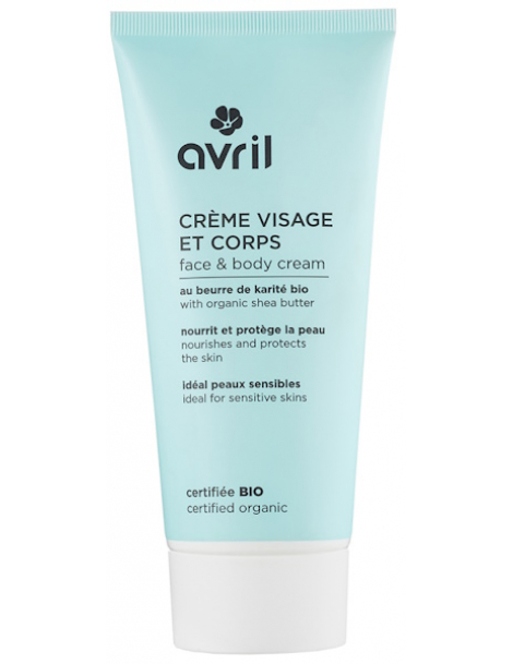Crème Visage et Corps certifiée Bio 200 ml Avril
