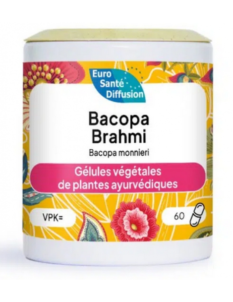 Bacopa Brahmi BIO 60 gélules Phytofrance mémoire concentration Abcbeauté