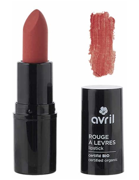 Rouge à lèvres Rose de la Mariée 3gr Avril maquillage bio Abcbeauté lèvres parfaites