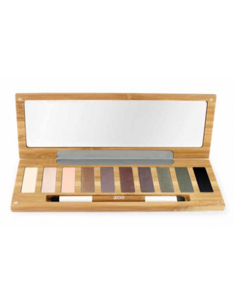 Palette Clin d'œil 10 ombres à paupières ZAO Make-up fards à paupières maquillage bio abcbeauté