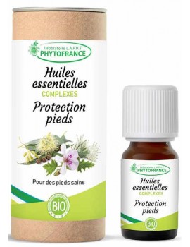 Complexe d'huiles essentielles Protection des pieds 10ml Phytofrance fongiderme contre les mycoses abcbeauté