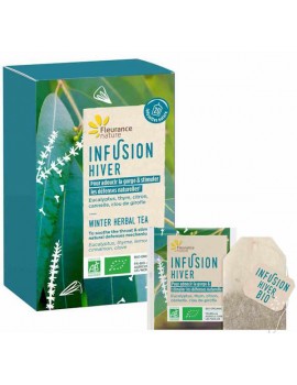 Tisane Hiver bio 20 sachets Fleurance Nature infusion hiver bio abcbeauté herboristerie