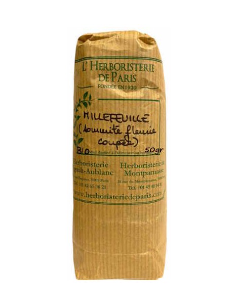 Tisane Achillée Millefeuille Bio 50 gr Herboristerie de Paris maintien du cycle menstruel Abcbeauté