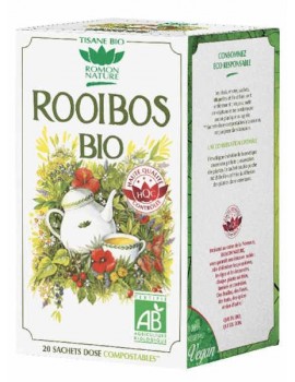 Tisane Rooibos bio 20 sachets Romon Nature infusion riche en flavonoides Abcbeauté herboristerie