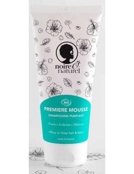 Shampooing première mousse purifiant 200 ml Noire O Naturel huile de babassu Abcbeauté capillaire
