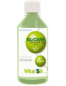 Silicium Organique bio activé 500ml Vitasil ortie silicium zinc cuivre Abcbeauté articulations