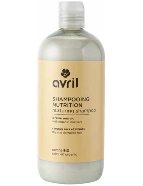 Shampooing Nutrition certifié Bio 500 ml Avril shampoing cheveux secs et abîmés Abcbeauté