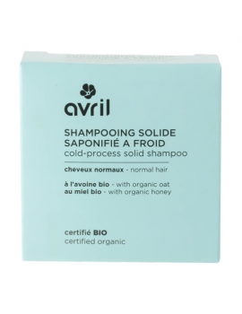 Shampooing solide saponifié à froid Cheveux normaux 100 gr Avril shampoing solide cheveux normaux Abcbeauté