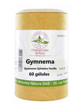 Gymnema sylvestre 60 gélules de 250 mg Herboristerie de Paris action anti sucres et équilibre de la glycémie Abcbeauté
