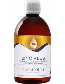 Zinc Plus 500 ml Catalyons oligo-elements abcbeauté santé immunité