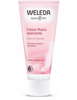 Crème Mains apaisante sans parfum 50ml Weleda jojoba coco squalane Abcbeauté cosmétique bio