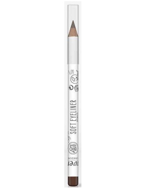 Crayon soft eyeliner Marron 02 1.14gr Lavera crayon doux eye liner brown Abcbeauté maquillage bio