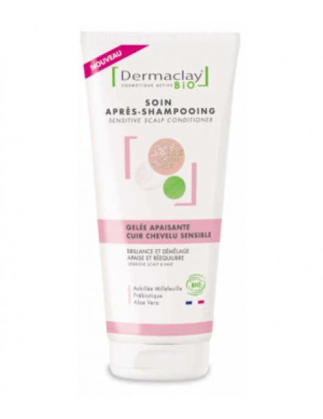 Gelée après shampooing cuir chevelu sensible 200ml Dermaclay cuir chevelu sensible démangeaisons abcbeauté capillaire