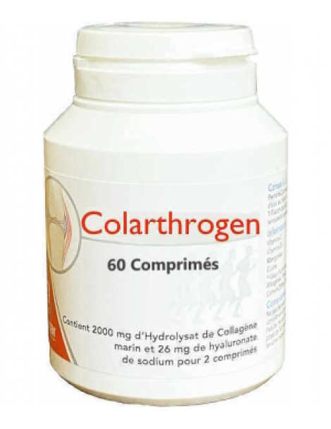 Colarthrogen Collagène marin 60 comprimés Monapharm articulations peau acide hyaluronique Abcbeauté